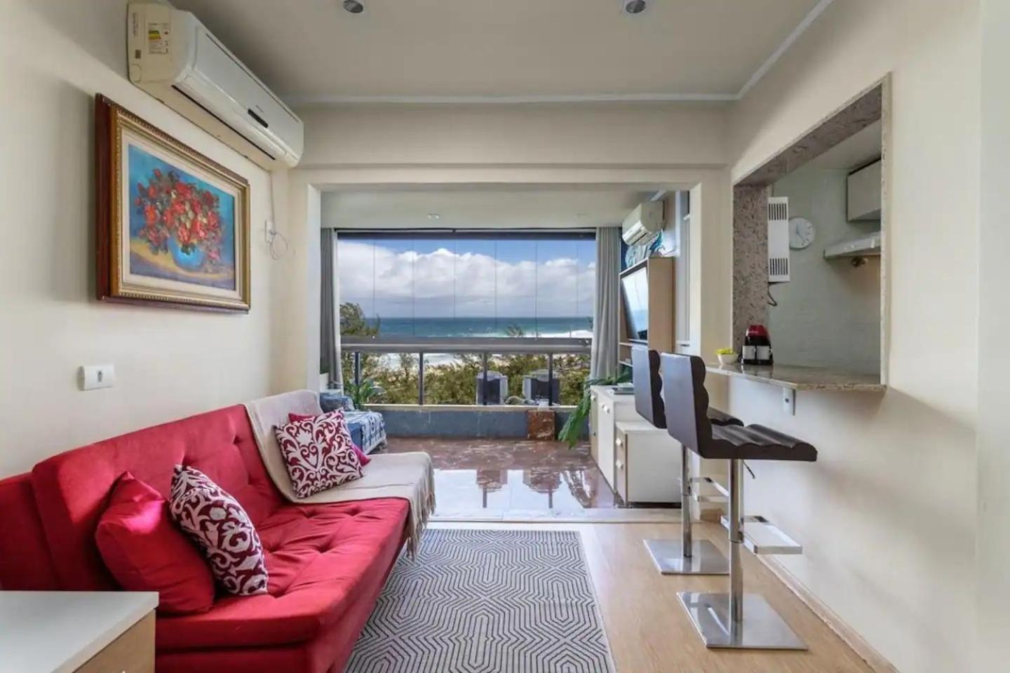 Lindo Ap Frente Ao Mar Da Barra! Appartement *